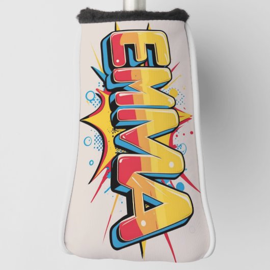 Emma mit Explosion Golf Headcover (Rotieren 90)
