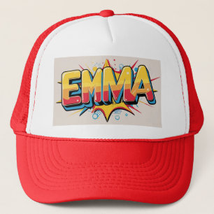 Emma mit Explosion Truckerkappe