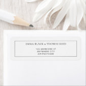 EMMA Moderne Minimalistische UAWG Rücksendeadresse (Insitu)