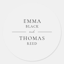 EMMA Moderner Minimalistischer Umschlag Aufkleber