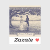 Emma & Mr. Knightley Aufkleber (Blatt)