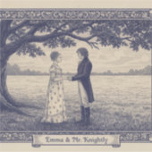 Emma & Mr. Knightley Aufkleber (Vorderseite)