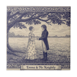 Emma & Mr. Knightley Fliese