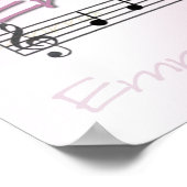 Emma Musical Name Kinderzimmer Room Poster (Ecke)