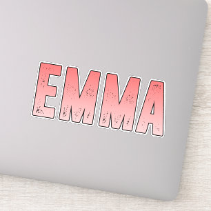 Emma-Name Aufkleber