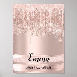 Emma Name bedeutet Geburtstag Sweet 16. Bridal Ges Poster