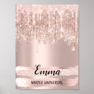 Emma Name bedeutet Geburtstag Sweet 16. Bridal Ges Poster