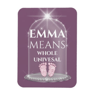 Emma Name bedeutet New Baby Girl Magnet