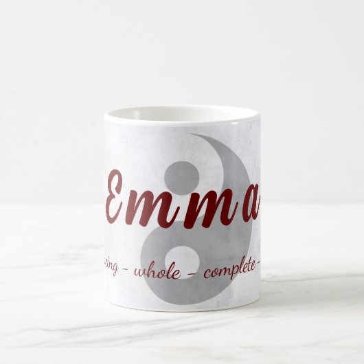 {Emma} Name bedeutet Tasse (Mittel)