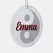 {Emma} Name bedeutet Verzierung Keramik Ornament (Rechts)