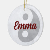 {Emma} Name bedeutet Verzierung Keramik Ornament (Links)