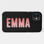 Emma-Name Case-Mate iPhone Hülle (Rückseite (Horizontal))
