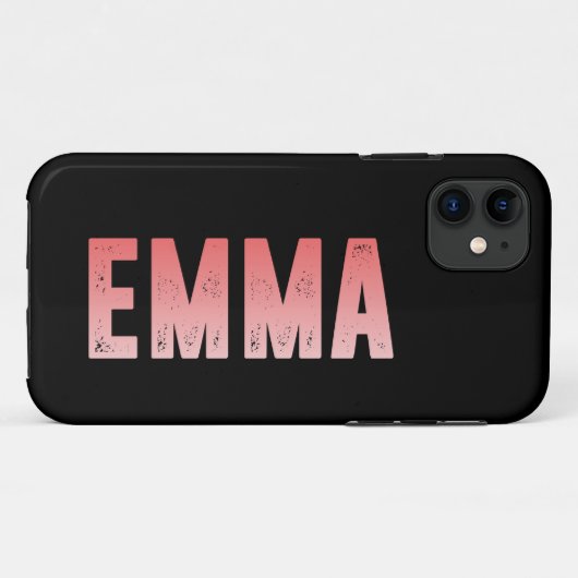 Emma-Name Case-Mate iPhone Hülle (Rückseite (Horizontal))