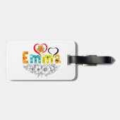 Emma Name Custom für Frau namens Emma Gepäckanhänger (Rückseite horizontal)