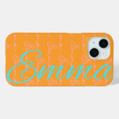 Emma Name Design Pattern Case-Mate iPhone Hülle (Rückseite (Horizontal))
