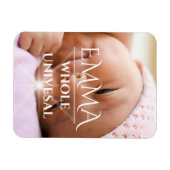 Emma Name Meaning Baby Shower Foto Neu Magnet (Horizontal)