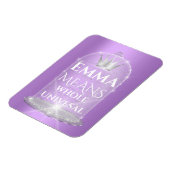 Emma Name Meaning Bridal Birthday Gift Magnet (Linke Seite)
