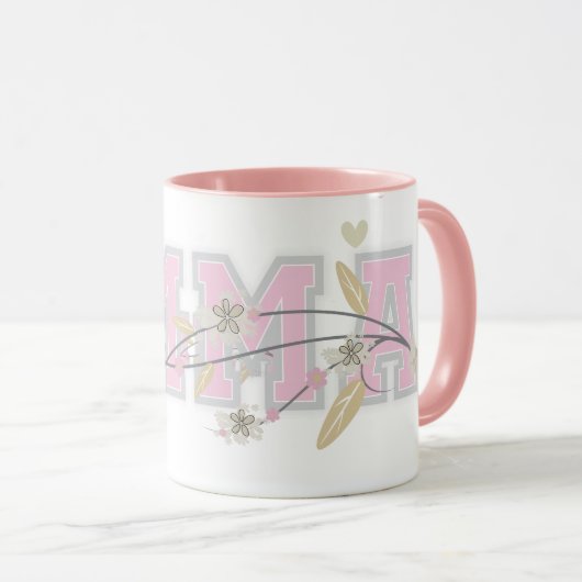 Emma Name Personalized Mug Tasse (VorderseiteRechts)