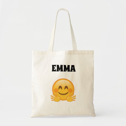 Emma- Personalisierte Emoji-Tasche Tragetasche (Vorne)