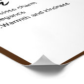 Emma, Personalisierte Mädchenbezeichnung Definitio Poster (Ecke)