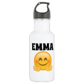 Emma- Personalized Emoji 18 oz Water Bottle  Edelstahlflasche (Vorderseite)