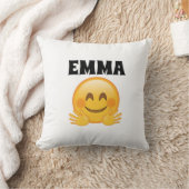 Emma- Personalized Emoji Throw Pillow Kissen (Decke)