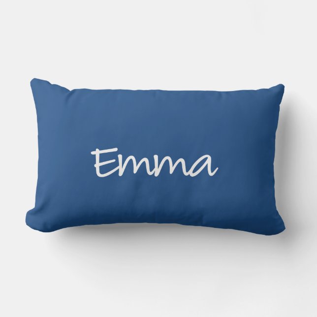 Emma Pillow - Modern Script Lendenkissen (Vorderseite)