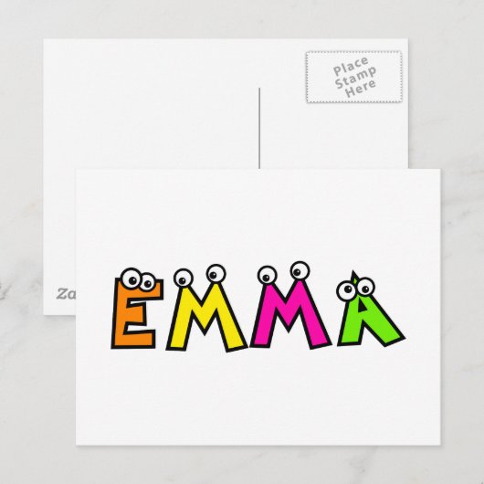 Emma Postkarte (Vorne/Hinten)