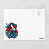 Emma Rockabilly Swallow Tattoo Angel Postcard Postkarte (Rückseite)