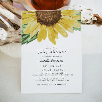 EMMA Rustic Sunflower Country Baby Dusche