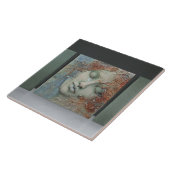 EMMA Sage Abstrakt Square Collection Imitate Relie Fliese (Seite)