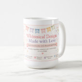 Emma Sincy Logo Keramik-Tasse Kaffeetasse (VorderseiteRechts)