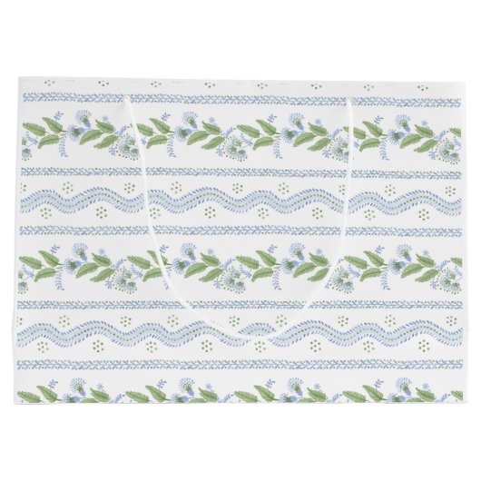 Emma Stripe Geschenktasche Große Geschenktüte (Rückseite)