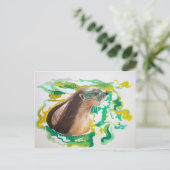Emma the Otter Postcard Feiertagspostkarte (Stehend Vorderseite)