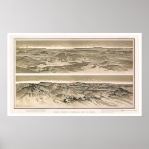Emma und Trumbull Grand Canyon View 1882 Poster