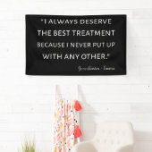 Emma von Jane Austen Quote II Banner (Insitu)