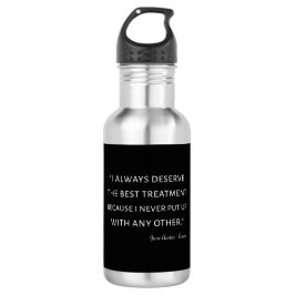 Emma von Jane Austen Quote II Edelstahlflasche