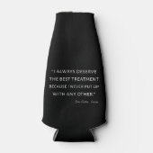 Emma von Jane Austen Quote II Flaschenkühler (Vorderseite)