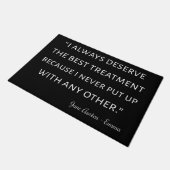 Emma von Jane Austen Quote II Fußmatte (Schrägansicht)