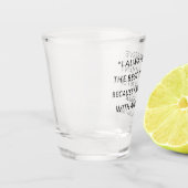 Emma von Jane Austen Quote II Schnapsglas (Links)