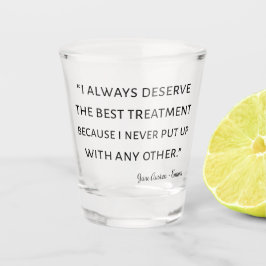 Emma von Jane Austen Quote II Schnapsglas