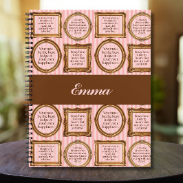 Emma von Jane Austen Quotes Personalisiert Journal Notizblock