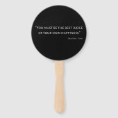 Emma von Jane Austen Zitat I Fächer (Rückseite)