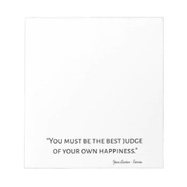 Emma von Jane Austen Zitat I Notizblock