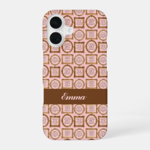 Emma von Jane Austen Zitate Personalisiert iPhone 16 Hülle