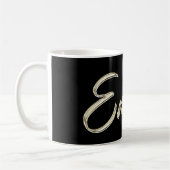 Emma white gold Handwriting Tasse Kaffeetasse (Links)