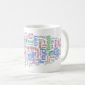 Emma-Wort-Wolke Kaffeetasse (VorderseiteRechts)