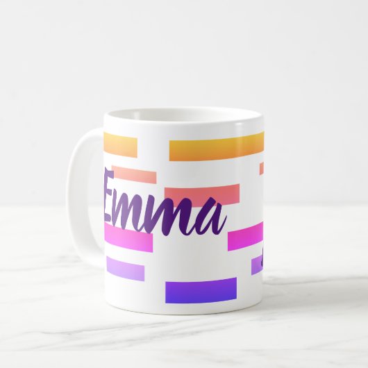 Emma Your Name Coffee Tee Tasse Cup (Vorderseite Links)