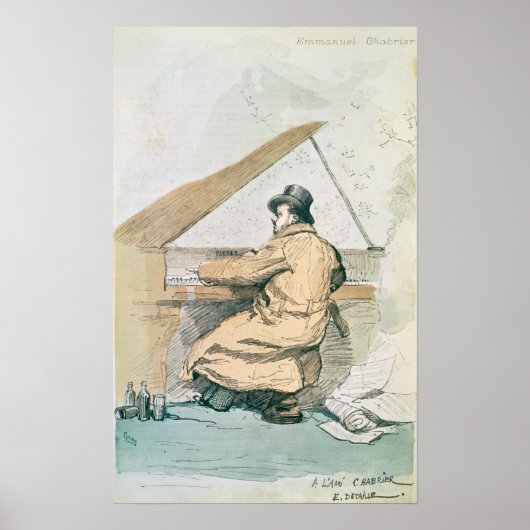Emmanuel Chabrier Poster (Vorne)