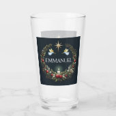 Emmanuel Christmas Engel Glas (Rückseite)
